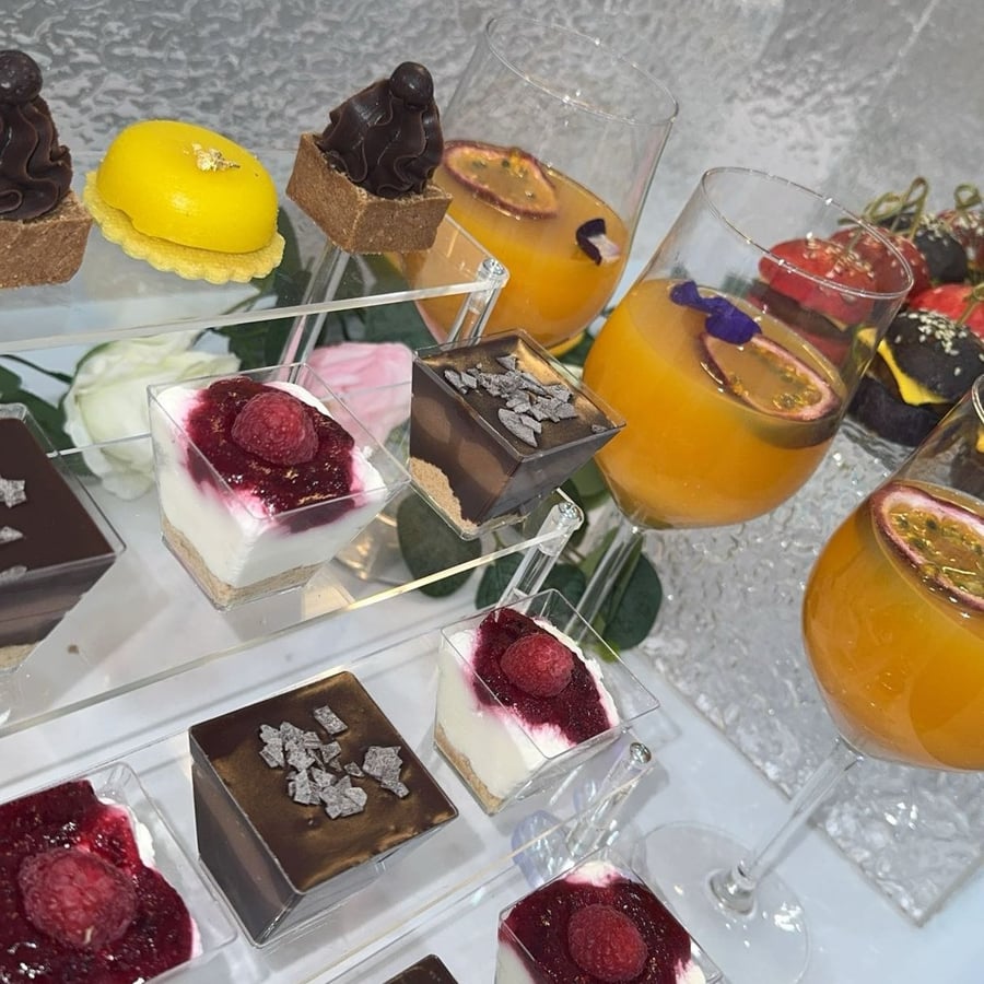 Desserts en verrine et cocktails de réception au Festif