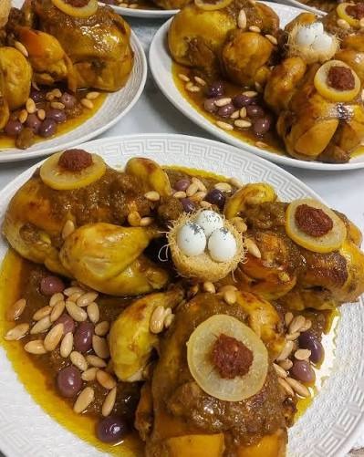 Tajine traditionnel présenté pour réception traiteur au Festif